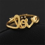 Little Love Crystal Line Double Sided Ring